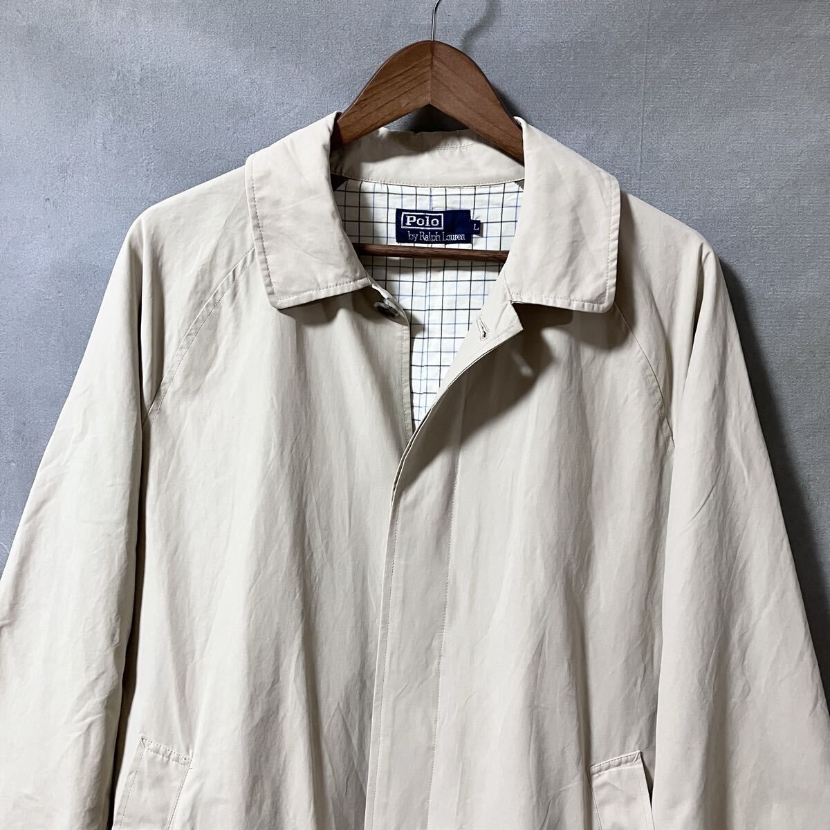 POLO RALPH LAUREN ポロラルフローレン 90's 一枚袖 コットンナイロン