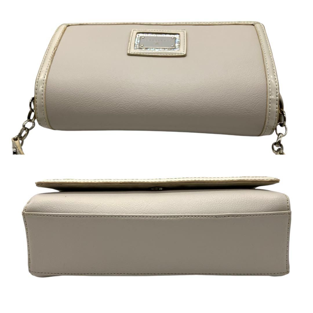 良品 1956 Courreges ワンショルダーバッグ レザー グレー - メルカリ 