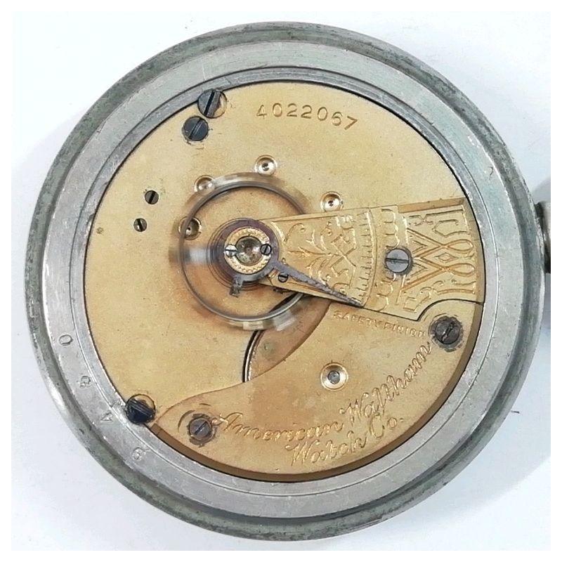 中古】A.W.Co WALTHAM ウォルサム 懐中時計 手巻き 9450 4022067
