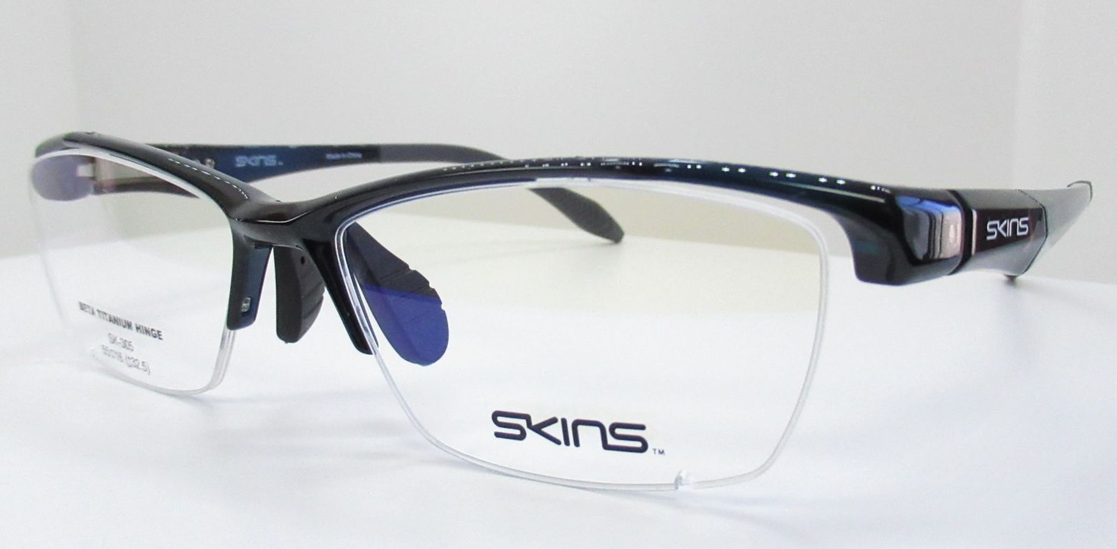 SKINS スキンズ◇メガネフレーム SK-305-3 (ネイビー/GREY