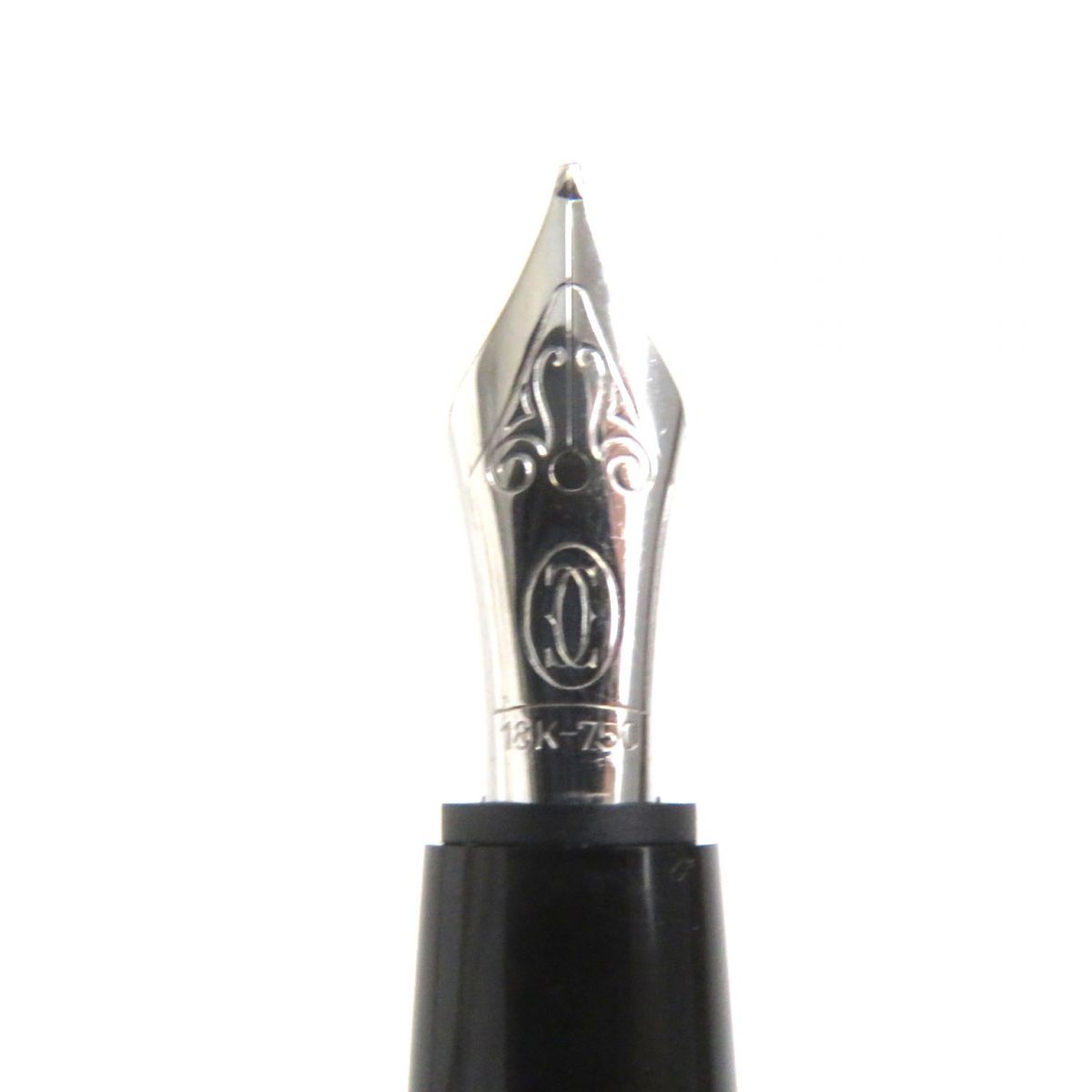 良品▽Cartier カルティエ ディアボロ ドゥ カルティエ 石付き ロゴ