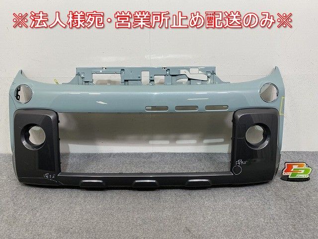 スペーシア ギア MK53S 純正 フロント バンパー 71711-79R7 オフブルーメタリック ガンメタリック2トーンルーフ DYA スズキ 144900