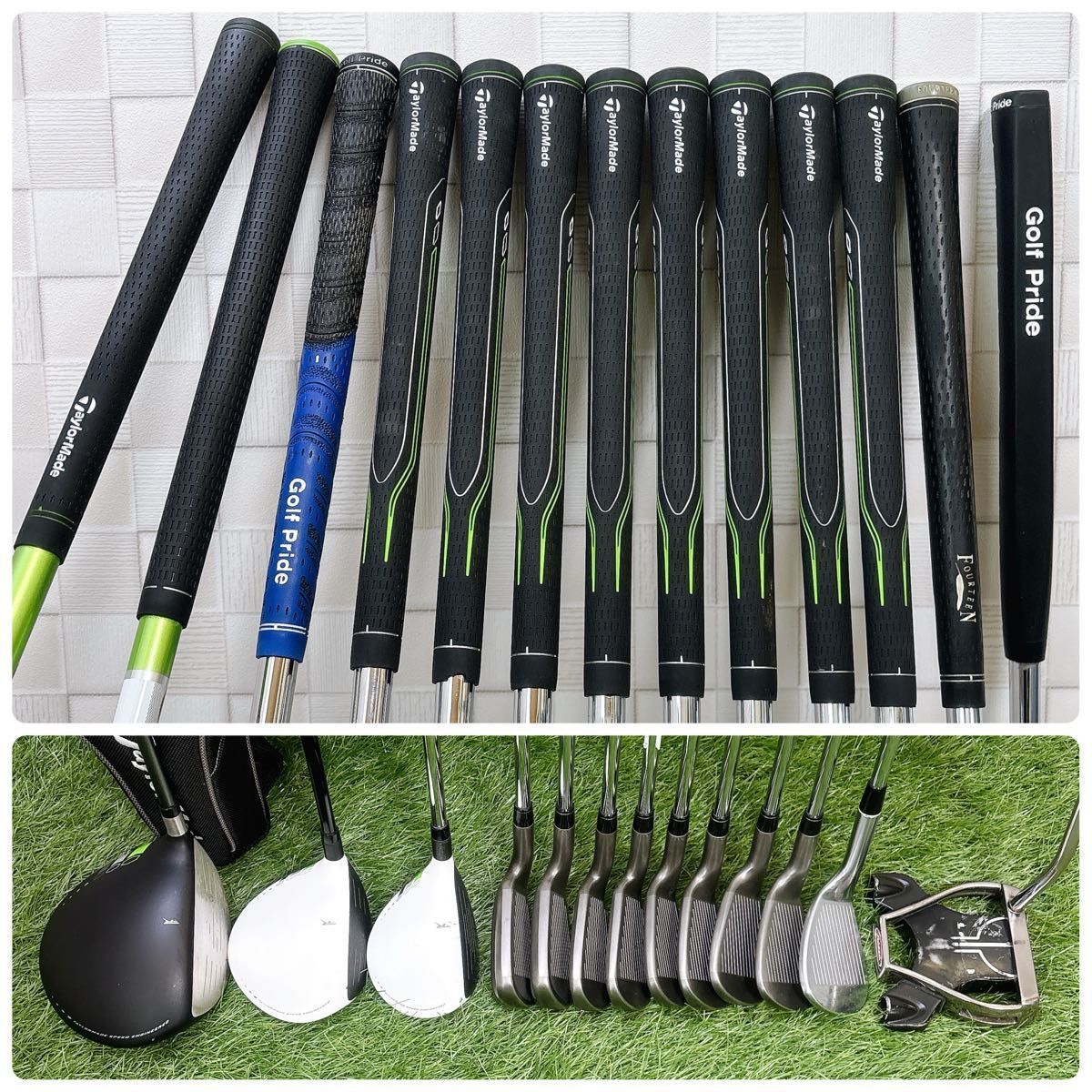 TaylorMade - テーラーメイド R15 R11 メンズゴルフセット キャディバッグ付き 右利き TaylorMade テーラーメイド R15 ゴルフクラブ メンズ 豪華15本