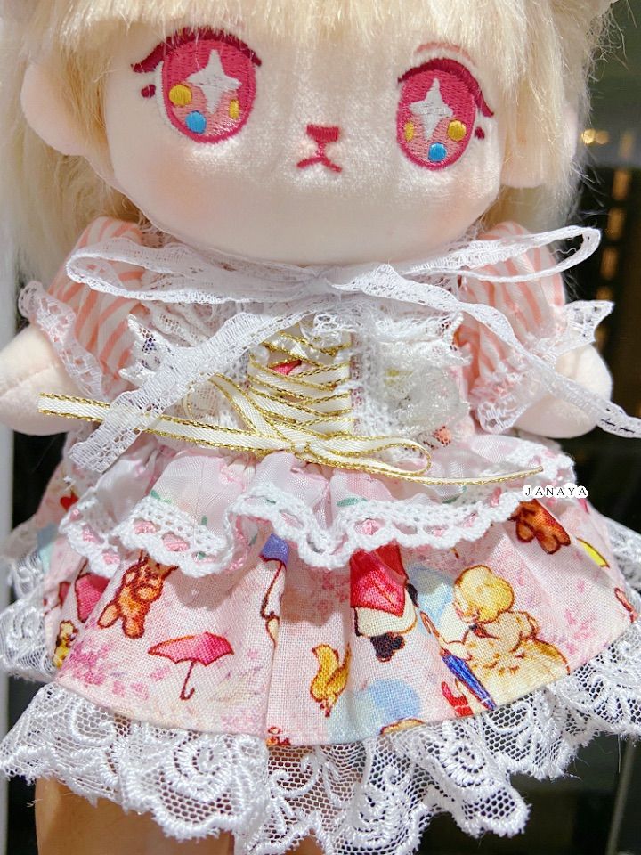 JANAYA ハンドメイド 20cmぬいぐるみ服 ワンピース2枚セット 翌日発送