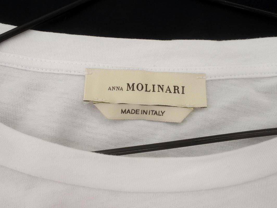 ANNA MOLINARI アンナモリナーリ レースライン カットソー