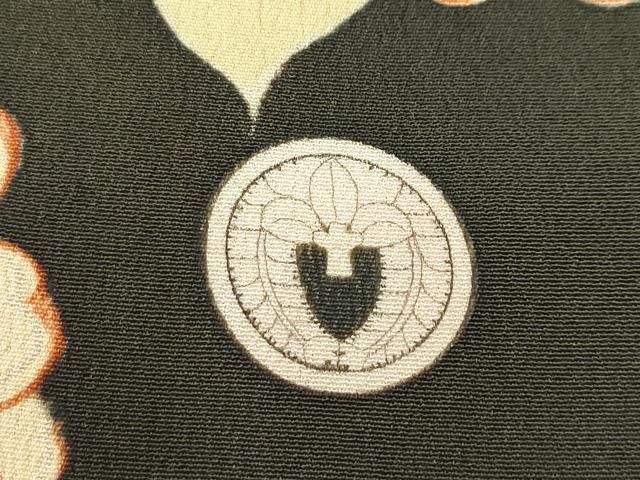 平和屋着物□極上 アンティーク 大正ロマン 振袖 駒刺繍 貝合わせ花籠