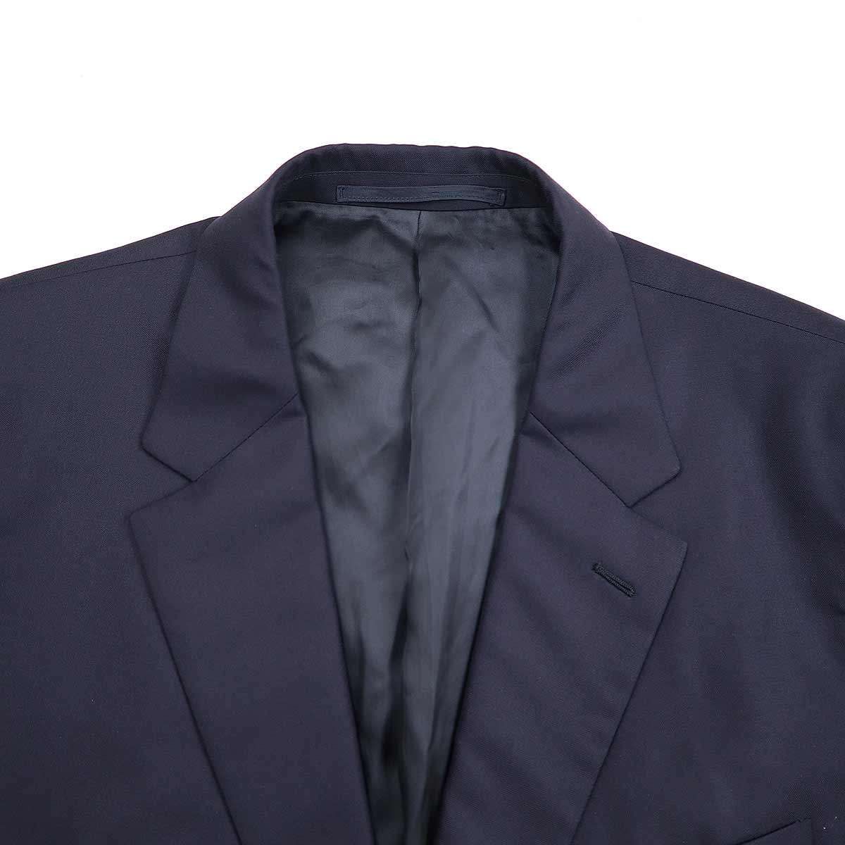PRADA プラダ ノッチドラペル2Bセットアップスーツ UAA417 ネイビー 52 