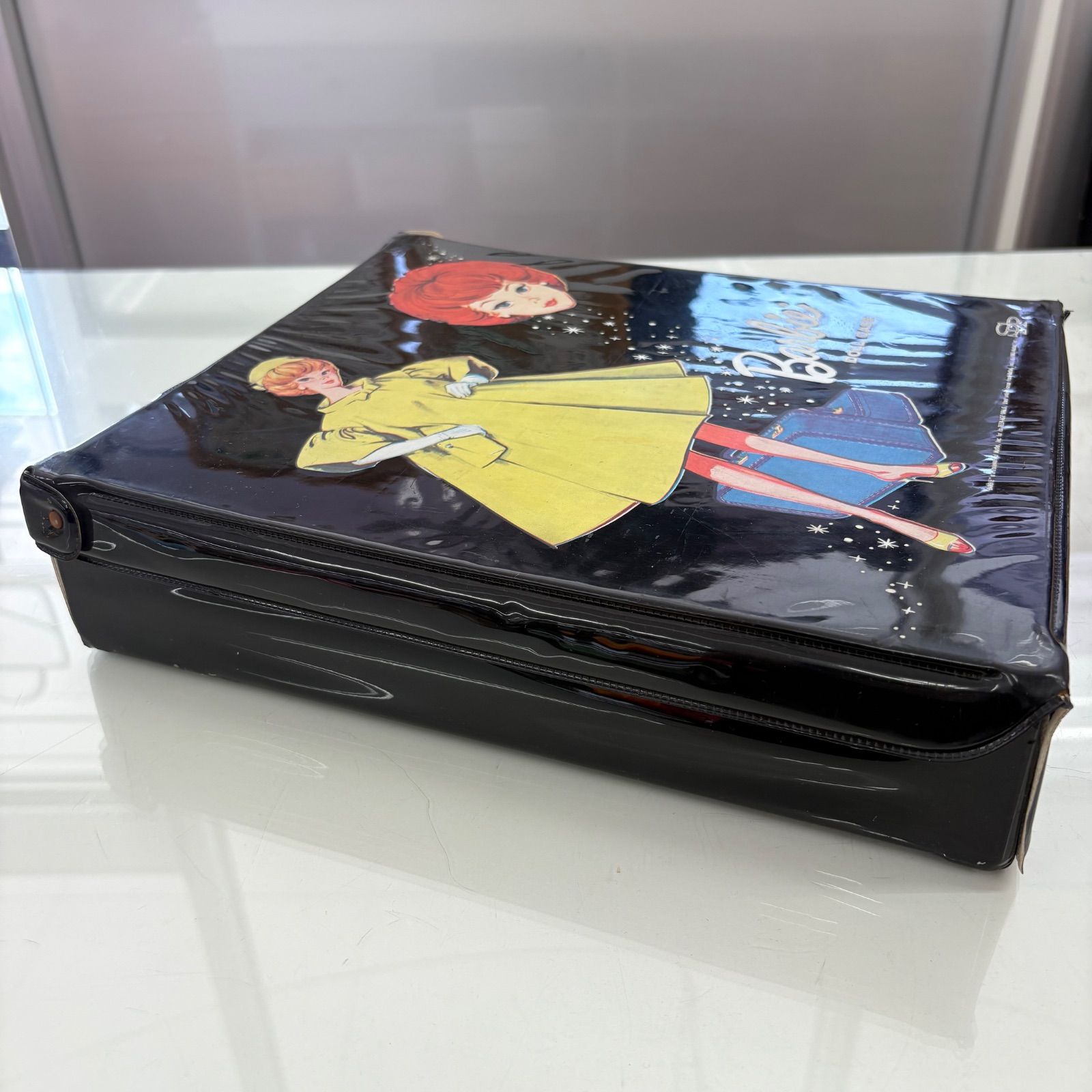 バービー 1961年 ビンテージ ドールケース 収納ケース黒 バービー 1961年 ビンテージ ドールケース 収納ケース黒