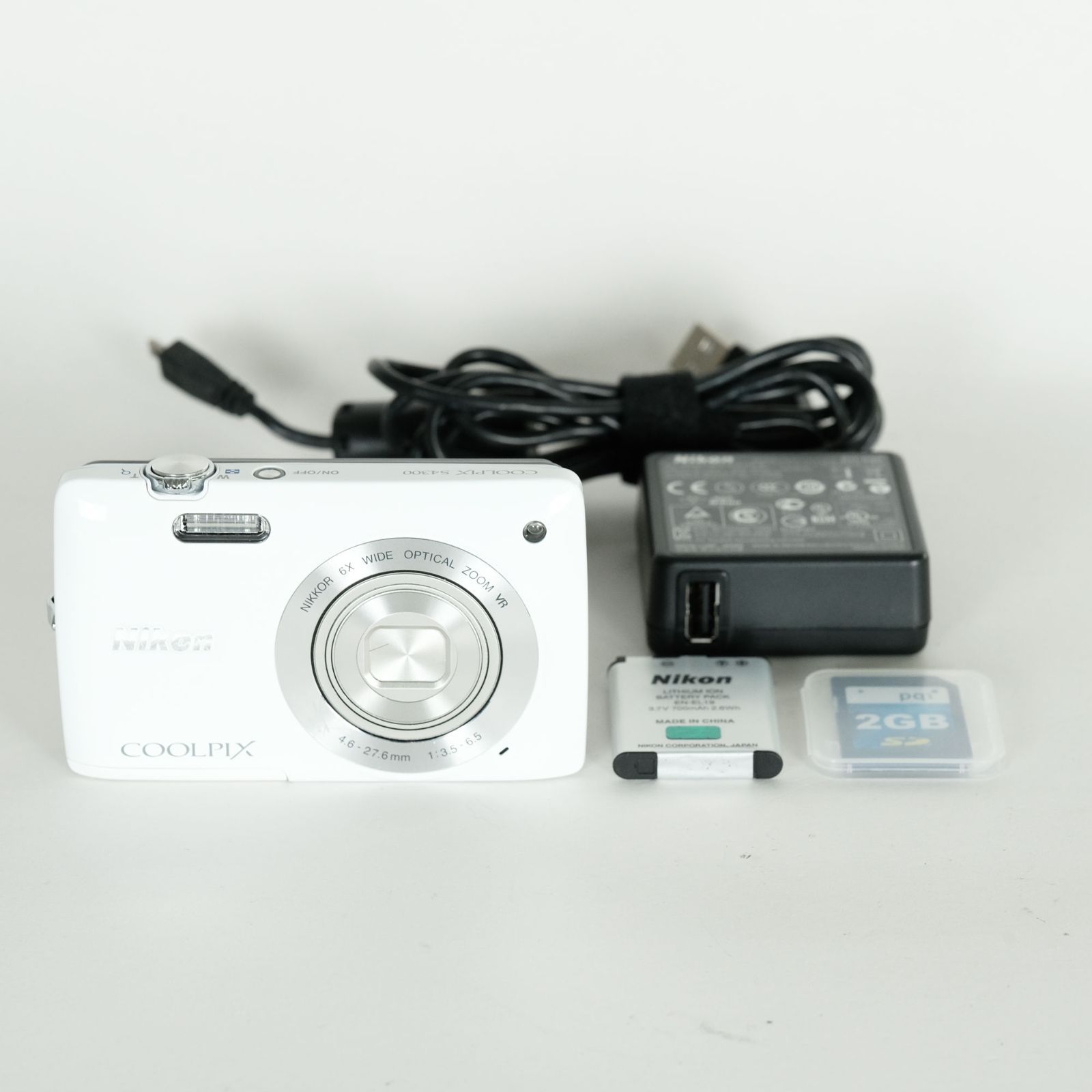美品] Nikon COOLPIX S4300 シェルホワイト / コンパクトデジタル