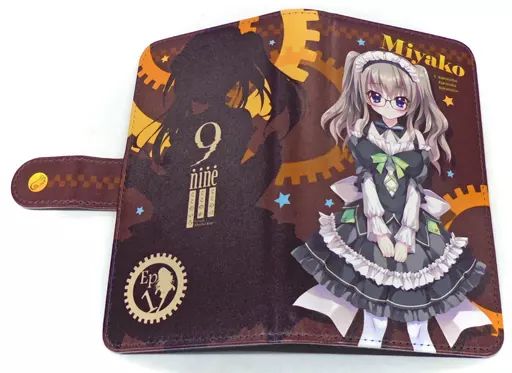 携帯ジャケット・カバー　九條都 都ちゃん手帳型スマホケース 「9-nine- そらいろそらうたそらのおと」 character1 2017グッズ 中古】携帯ジャケット・カバー 九條都 都ちゃん手帳型