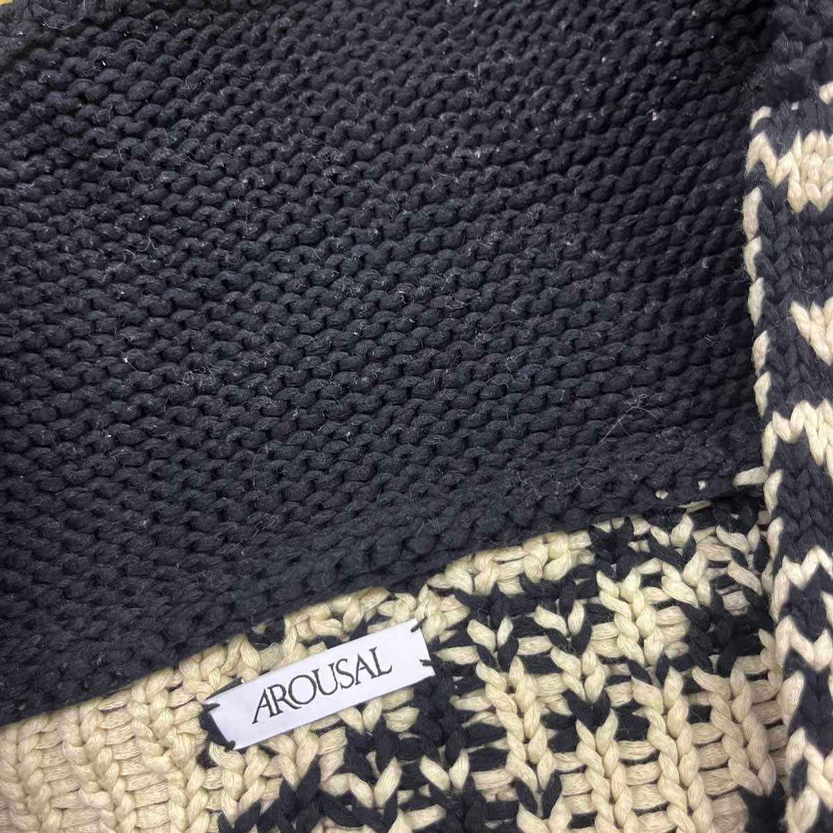 AROUSAL アローサル 23AW COWICHAN CARDIGAN カウチンニット 