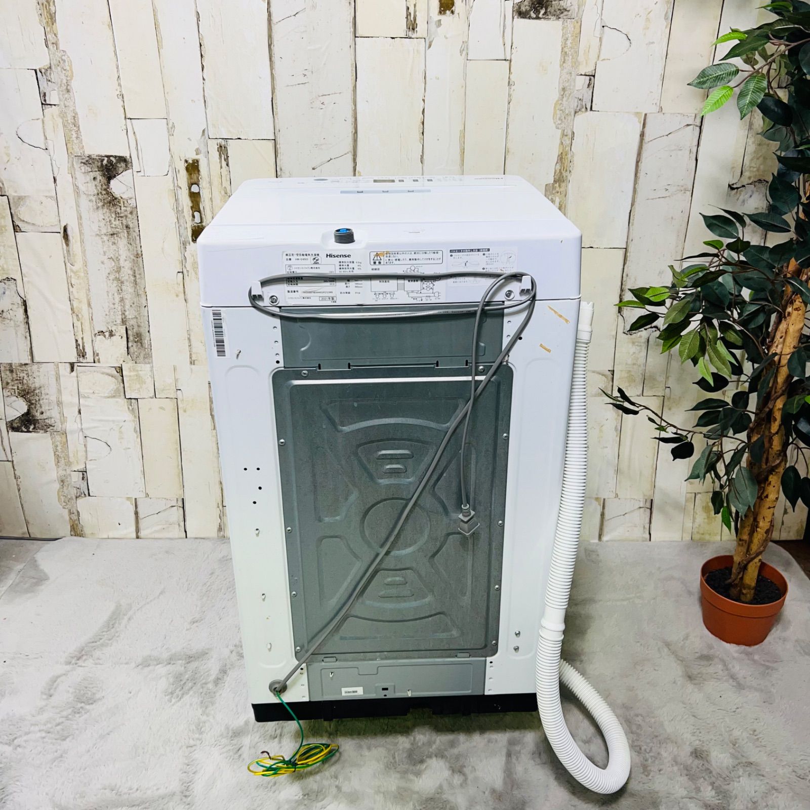 ままいつ様専用【2021年製】Hisense ハイセンス HW-E4503 全自動電気 