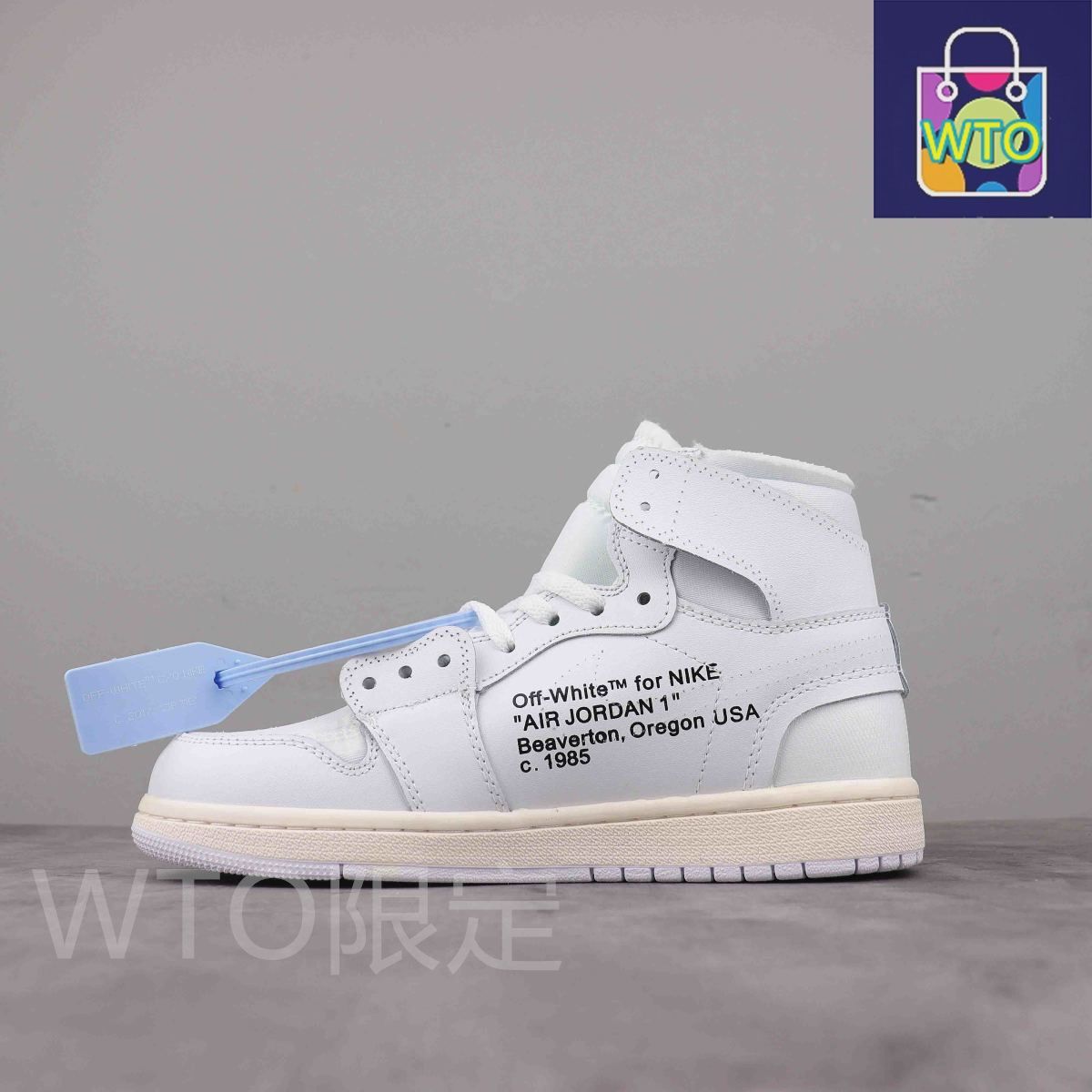 全新未使用男女兼用 OFF-WHITE X Air Jordan 1 スニーカー-WTO