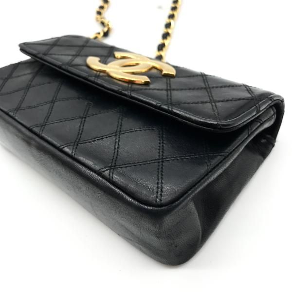 美品 CHANEL シャネル ビコローレ デカココマーク チェーン ショルダー 