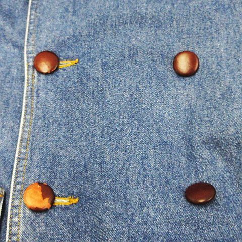 Archi デニムトレンチコート 訳あり ARCHI アーキ デニム トレンチコート ロング ブルー レース