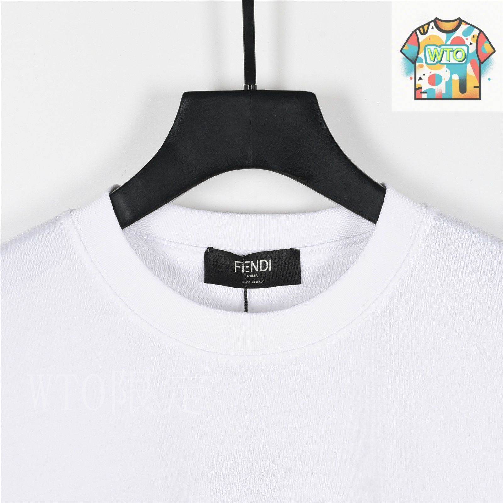 FENDI フェンディ 新作 ホワイト Tシャツ ロゴ 夏 Tシャツ コットン ホワイト | Fendi