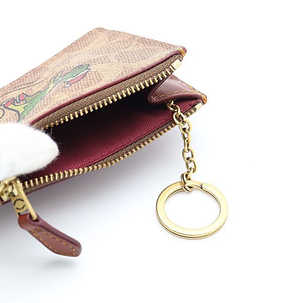 箱付き 良品 コーチ C0590B シグネチャー レキシー ブラウン