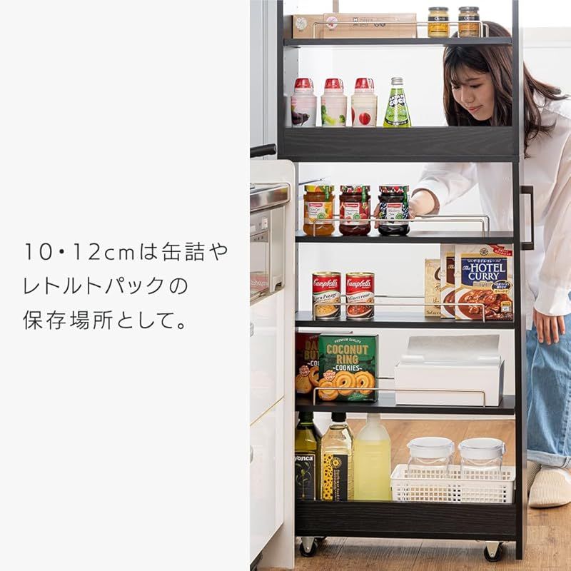 ライトナチュラル キッチンワゴン
