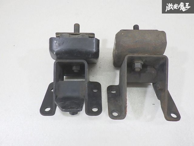 【ストア出品！】 トヨタ 純正 MA70 70 スープラ エンジン E/G マウント ブラケット ステー 2点セット 即納 形状にてわかる方 棚21-3