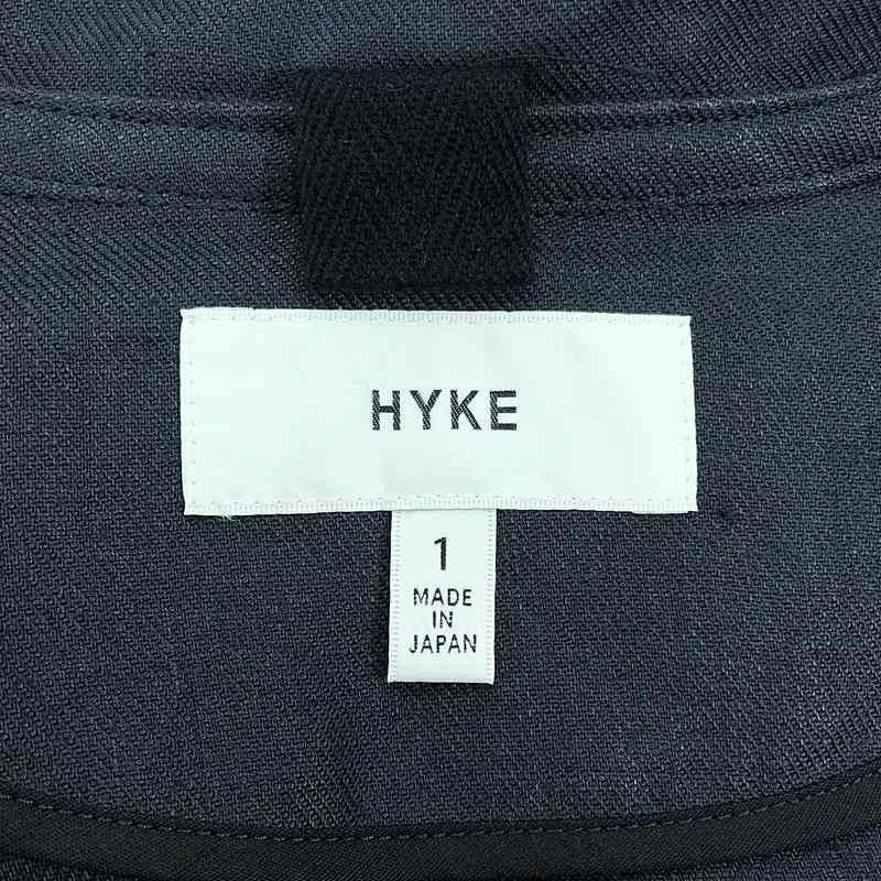 HYKE / ハイク | × 三越伊勢丹 別注 LINEN MILITARY COAT / リネン  