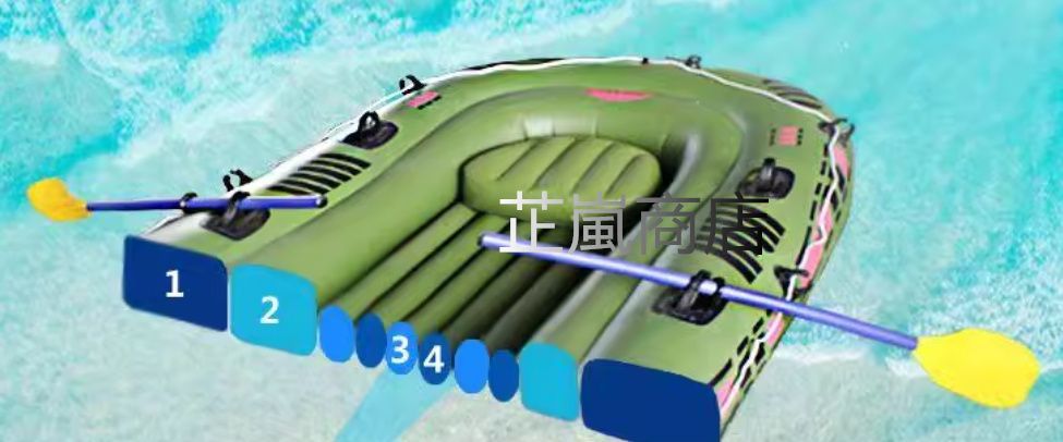 カヤック強化空気充填船エアクッション船突撃舟カヌー折り畳み漁船耐摩耗性