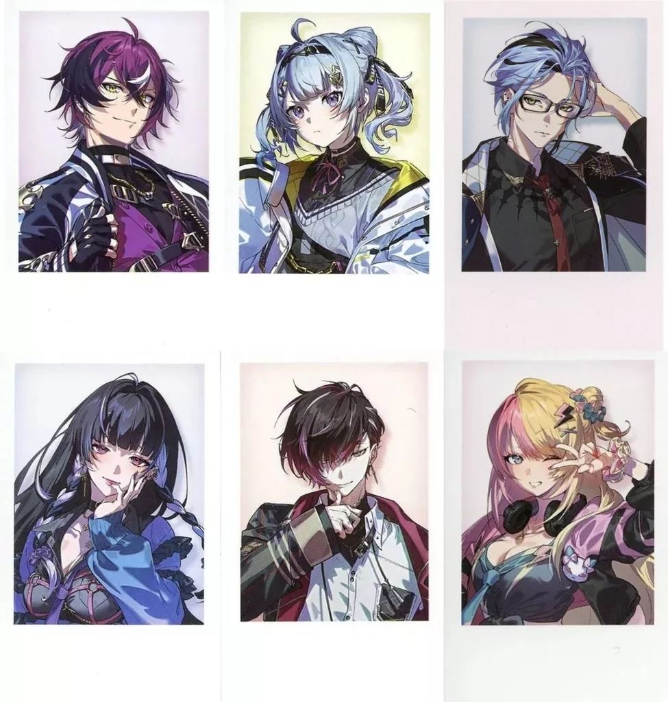 中古】キャラカード 全6種セット 「バーチャルYouTuber にじさんじ