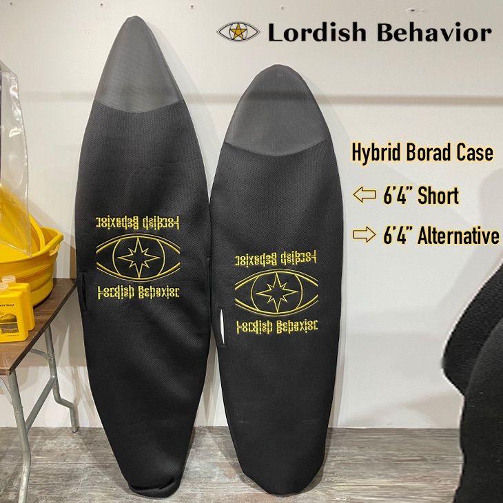 Lordish Behavior ハイブリッド ボードケース 6 4 ショート用-オルタナ用 軽量 メッシュ素材 ローディッシュビヘイビア HYBRID BOARD CASE LB