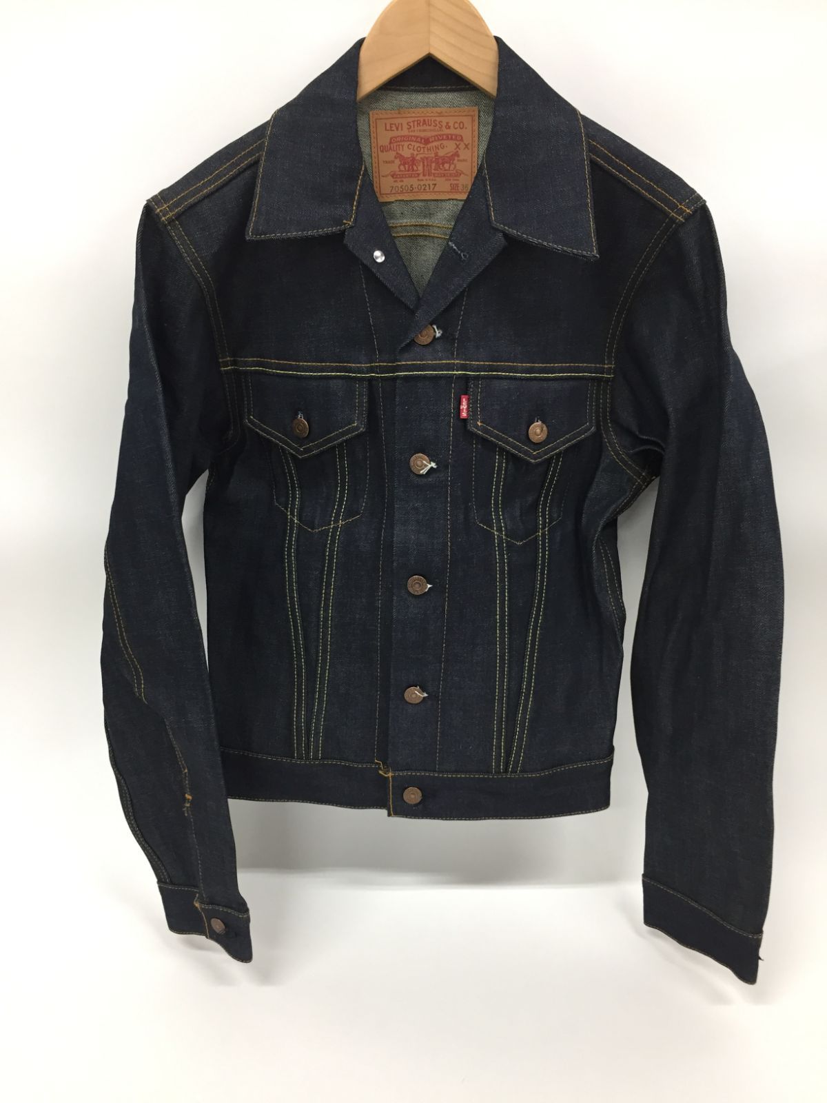リーバイス Gジャン 70505-0217 サイズ36 バレンシア製　復刻 Levi's Gジャン 70505-0217 サイズ36 バレンシア製 復刻（【楽天