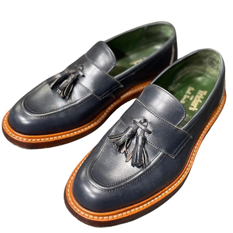 トリッカーズ タッセルローファー ポールスミス別注 M7772 ネイビー メンズ サイズUK7 Tricker’s ローファー 約26.0cm【LA】【中古】