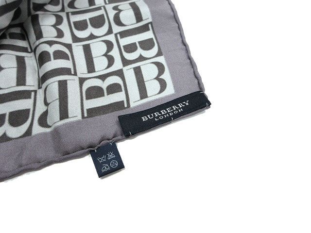 バーバリー ロンドン BURBERRY LONDON シルク スカーフ 絹