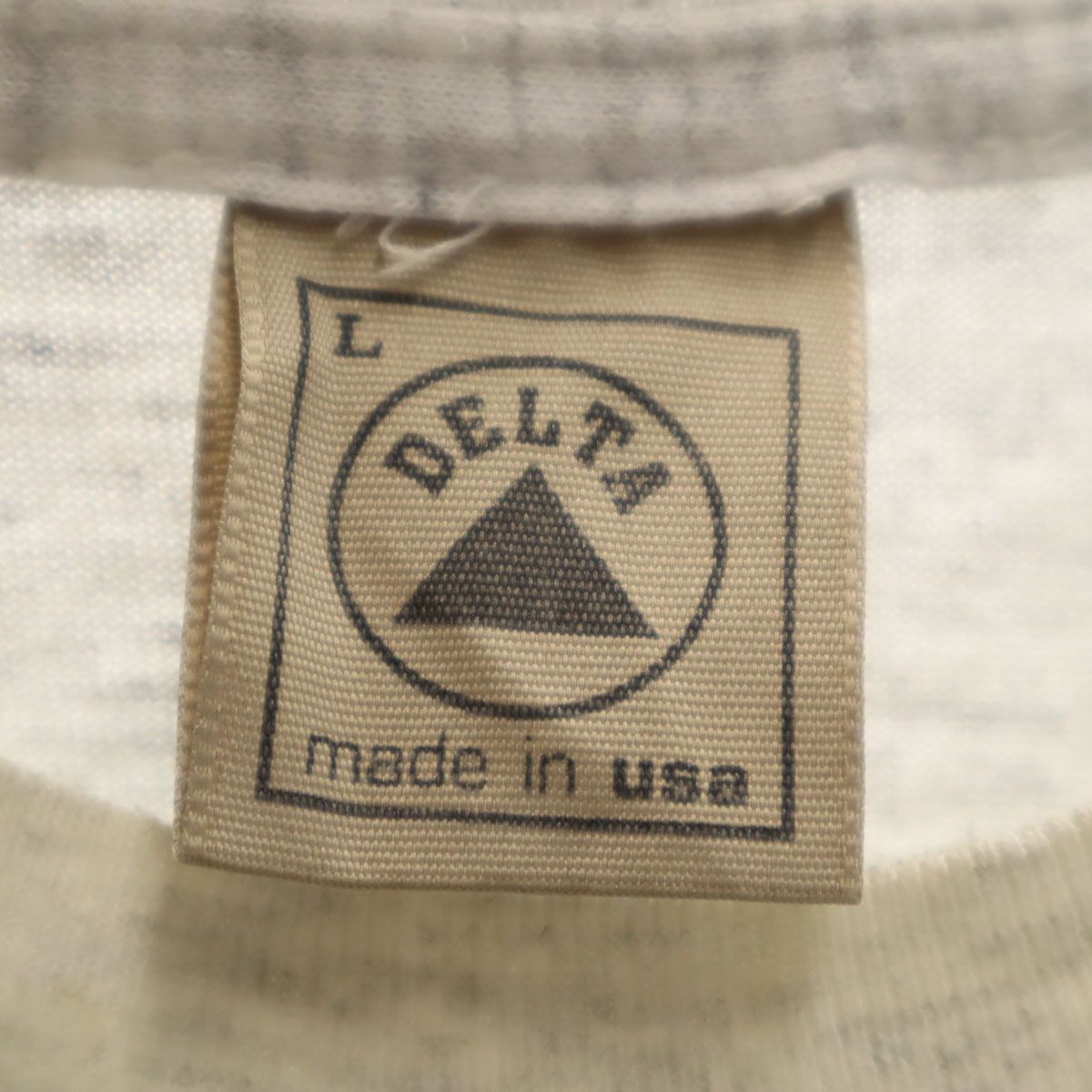 DELTA デルタ 90s オールド USA製 半袖 シングルステッチ メッセージ T 