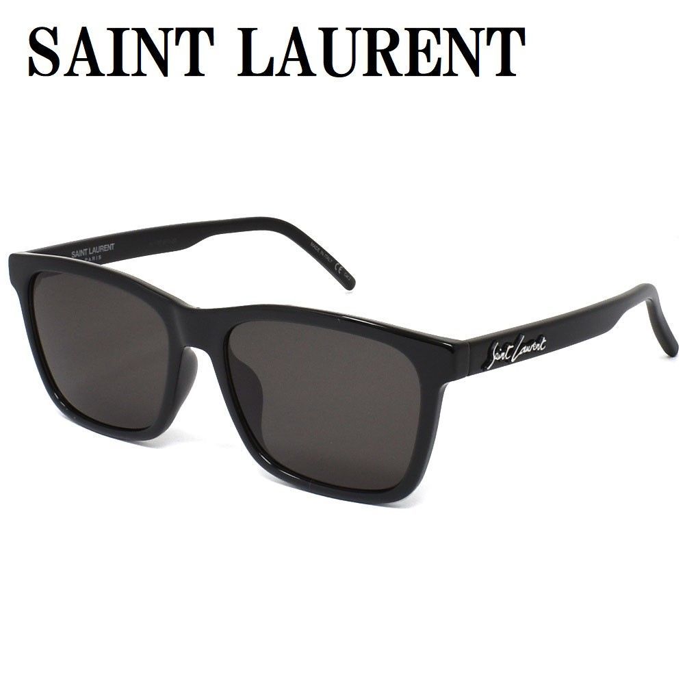 国内正規品 サンローラン SAINT LAURENT 56㎜ SL 318/F 001 サングラス アジアンフィット アイウェア 眼鏡 UVカット  ブラック - メルカリ