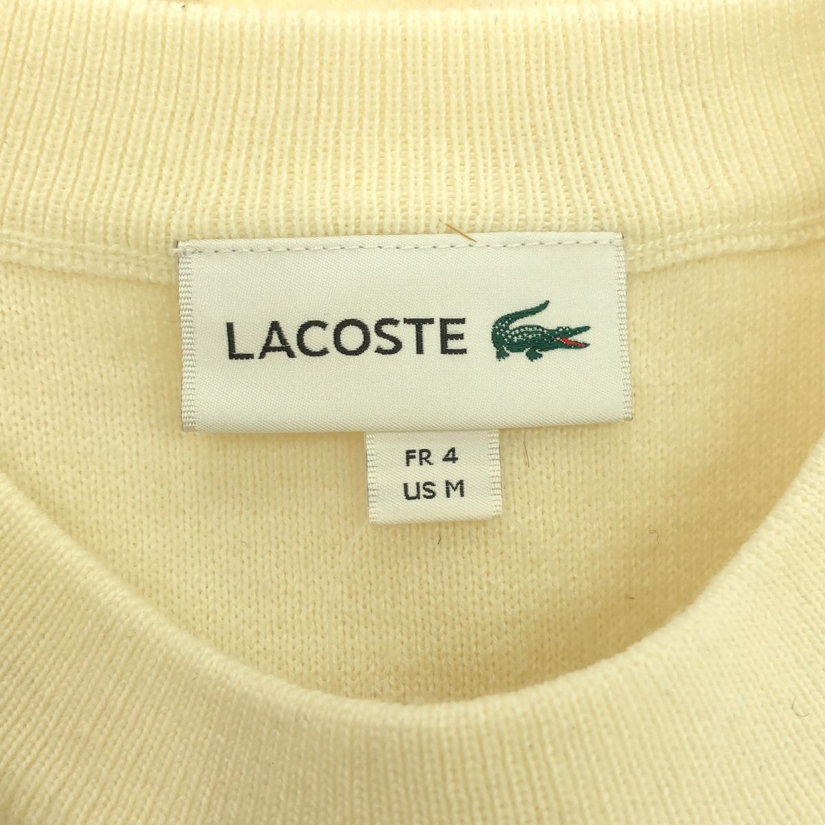 LACOSTE ラコステ ミックスワッペンウールブレンドセーター AH8581 