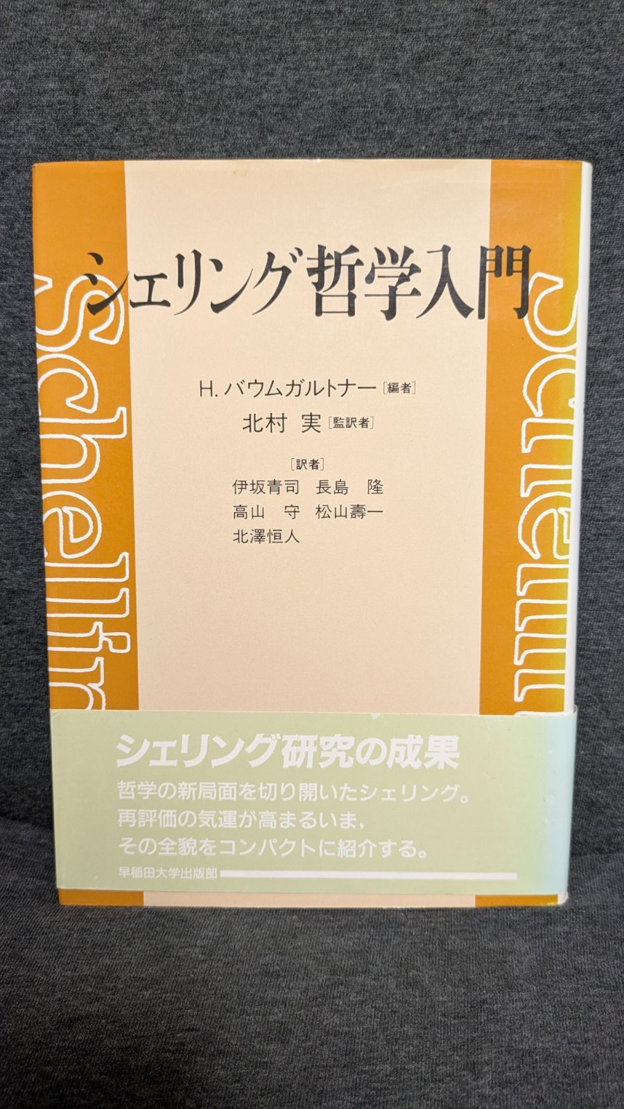 シェリング哲学入門 バウムガルトナー編著|北村実監訳|早稲田大学出版部