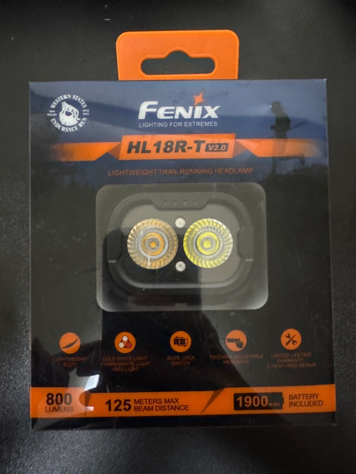 Fenix HL18R-T V2.0 Black フェニックス ヘッドライト
