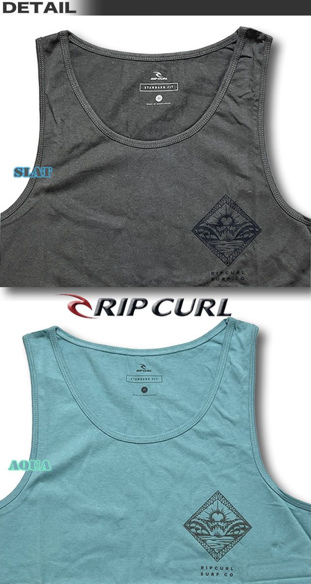 リップカール RIP CURL メンズ タンクトップ サーフブランド 半袖 Tシャツ アウトレット バックプリント S M サイズ RIP-CTEHS9