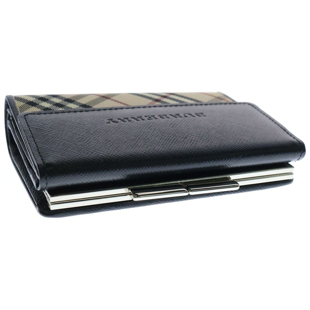 BURBERRY (バーバリー) がま口財布 三つ折り財布 コンパクトウォレット