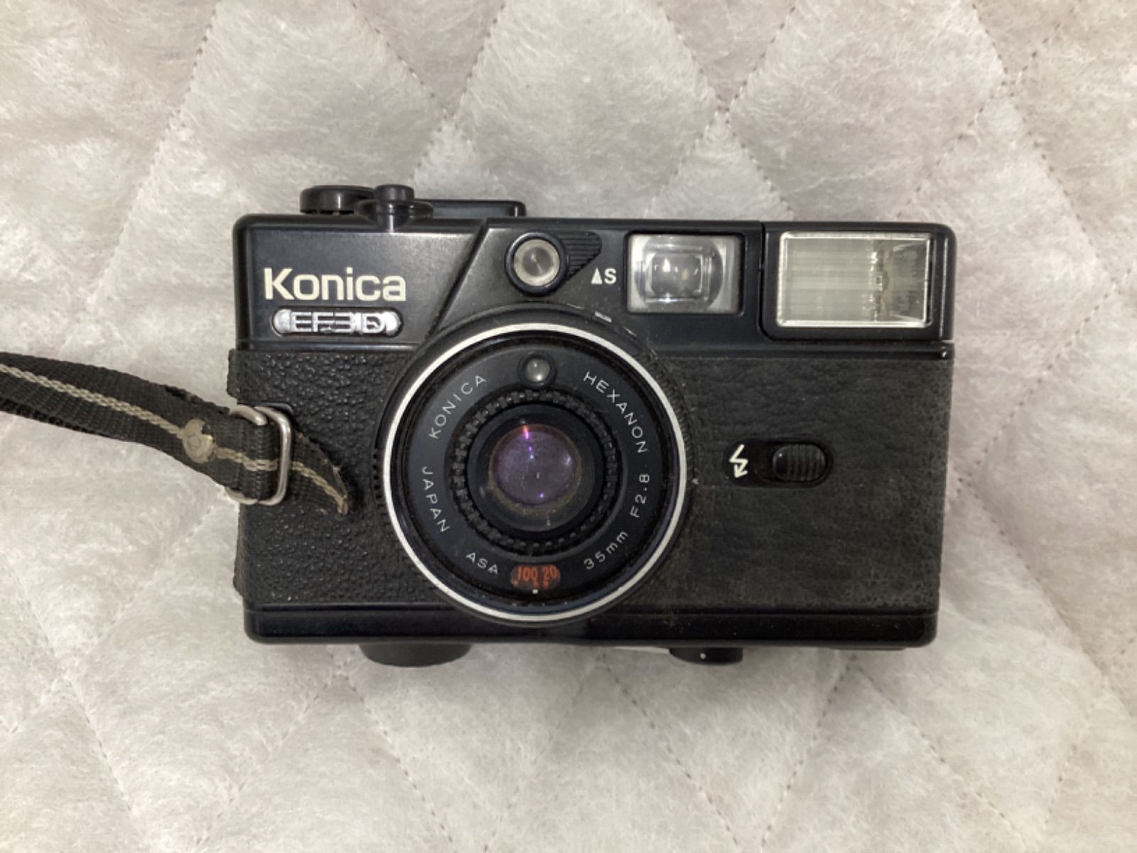 【動作確認ＯＫ】KONICA　EF3D KONICA C35 EF フィルムカメラ 動作テスト - YouTube