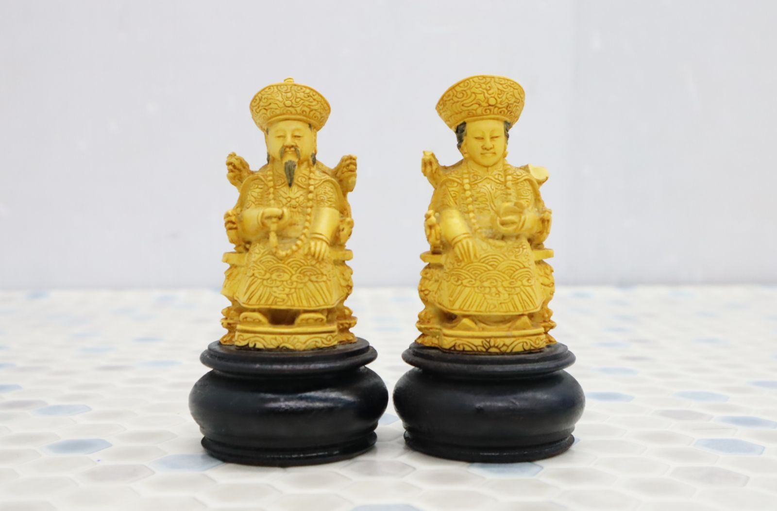 ◇高さ約13cm 古玩 骨董｜中国 皇帝像 中国美術｜ 伝統工芸品 彫刻