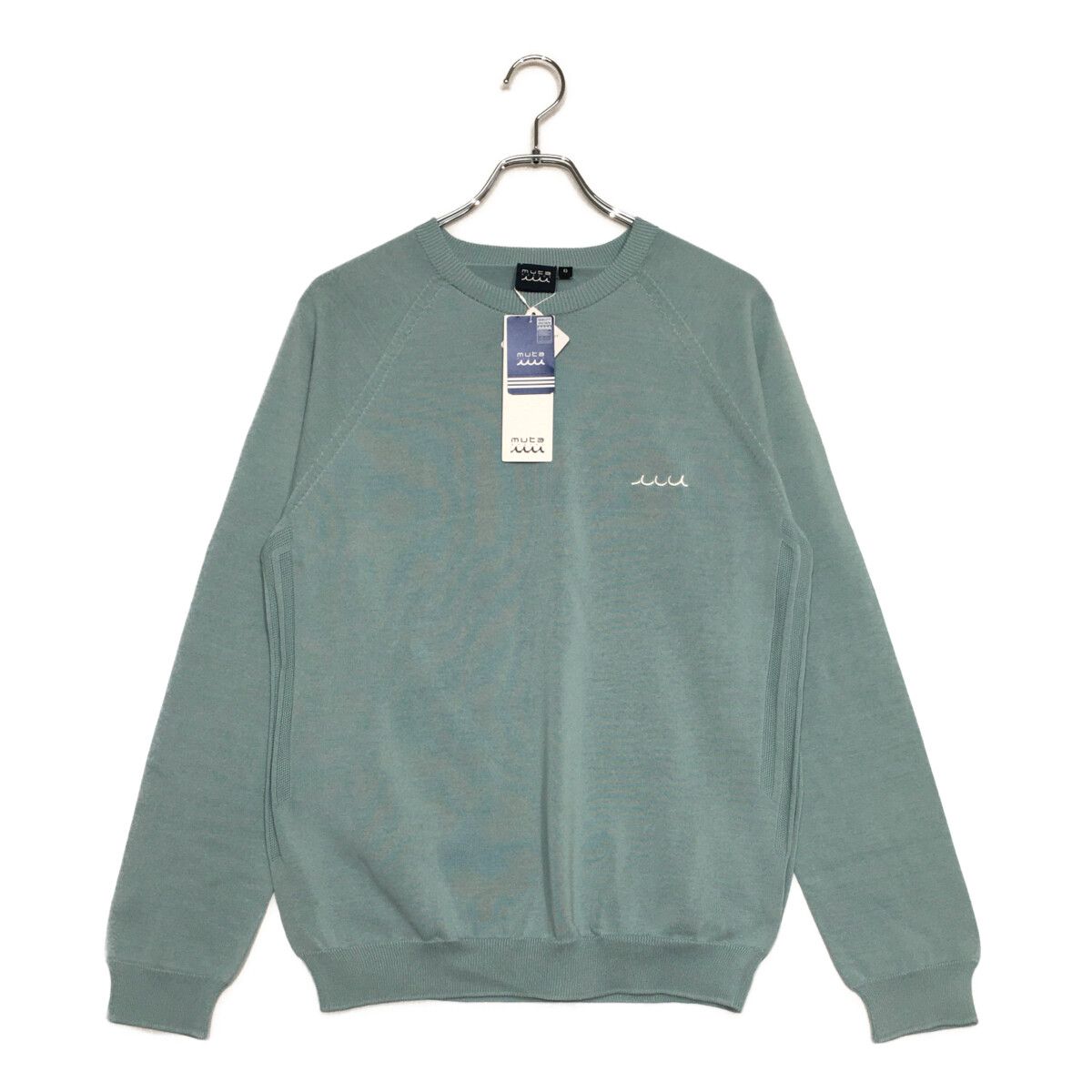 ♥品 メンズ ムータマリン muta MARINE セーター 6 L ミント 長袖 クルーネック ニット