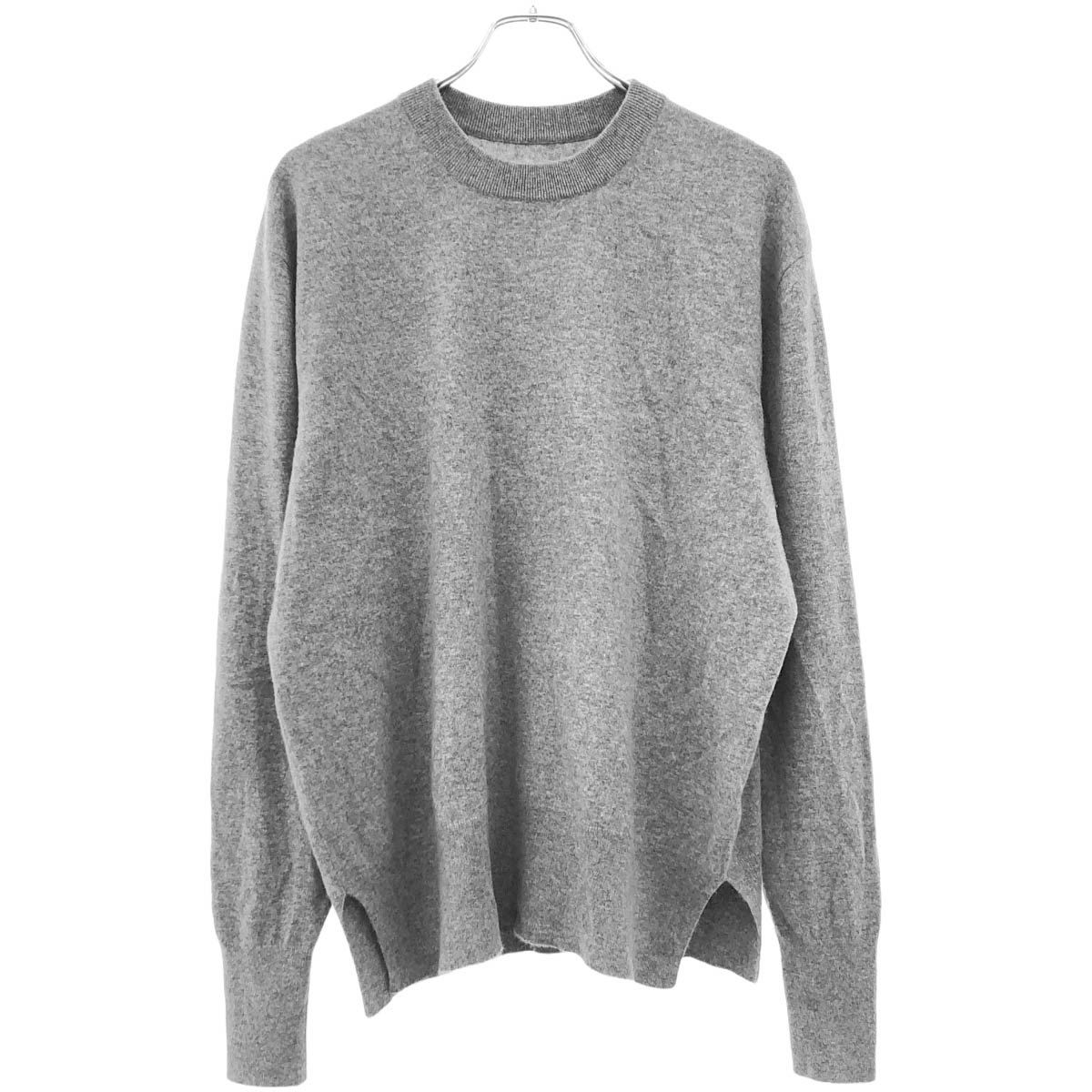 PICEA ピセア 14GG Crew Neck カシミヤニットセーター 21H19 グレー 4 PICEA ピセア 14GG Crew Neck カシミヤニットセーター 21H19