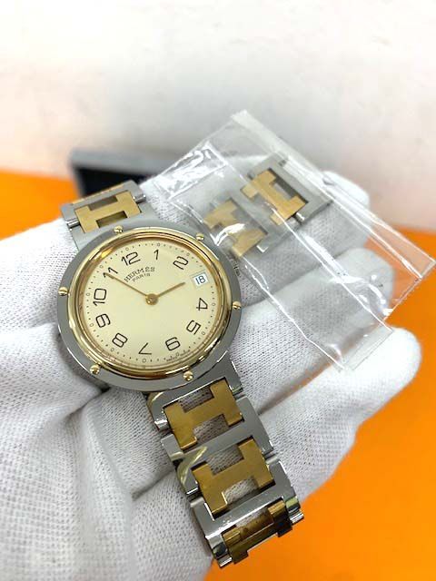 稼働品　新品電池　HERMESエルメス　クリッパー　ユニセックス 稼働品 新品電池 HERMESエルメス クリッパー ユニセックス