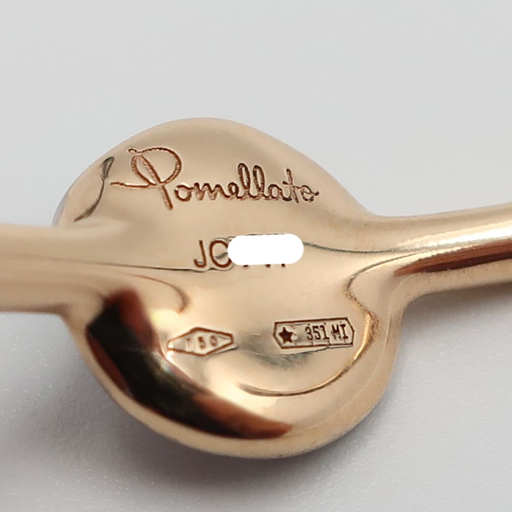 【Pomellato】サッビア バングル ローズゴールドとダイヤモンド 天白】POMELLATO ポメラート バングル サッビア K18 750 ローズ