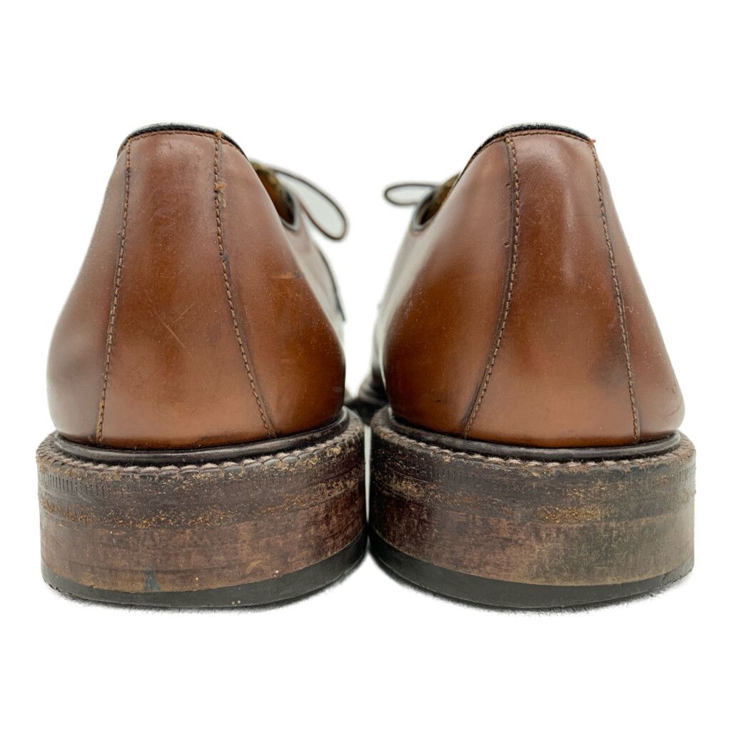 YANKO ヤンコ プレーントゥ 外羽根式 レザーシューズ ブラウン (メンズ  