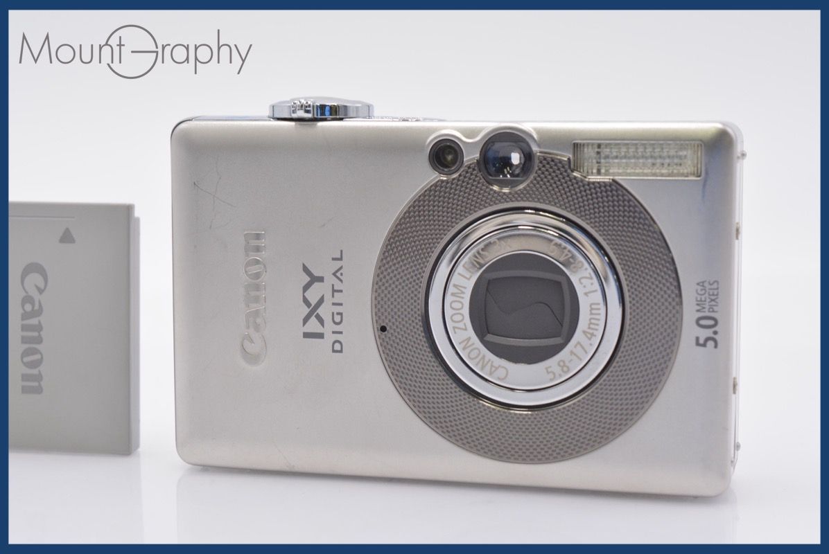 ☆極上美品☆ キヤノン Canon IXY DIGITAL 55 3x バッテリー付属 ☆完 