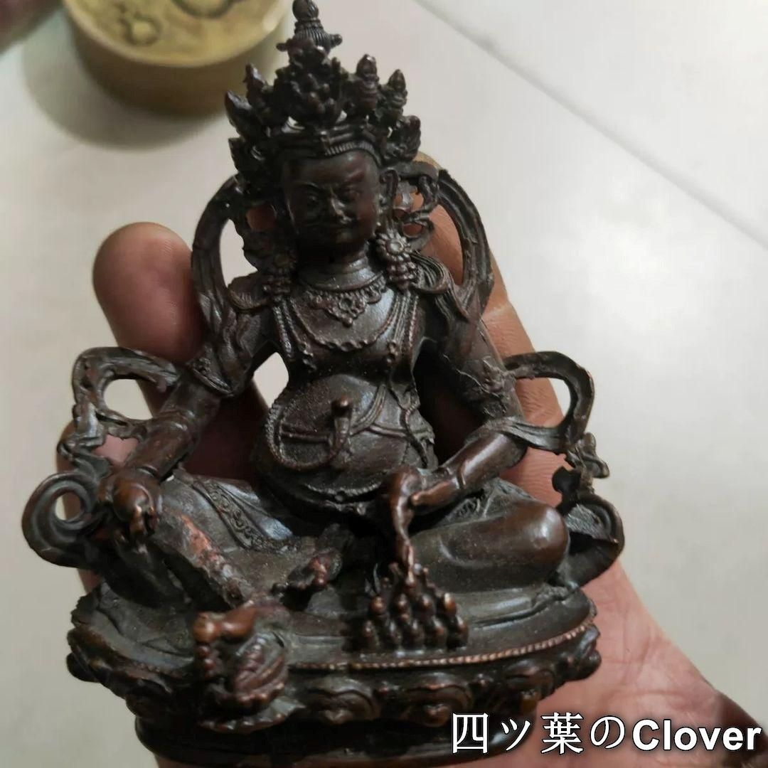 仏教美術 黄財神 仏堂奉納 招財 進宝を 銅製品 工芸品 置物 仏教美術 黄財神 仏堂奉納 招財 進宝を 銅製品 工芸品 置物 - メルカリ
