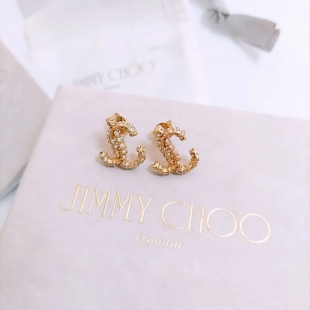 JIMMY CHOO 星型ピアス ゴールド 2025年最新】Jimmy Choo ピアス(両耳用)の