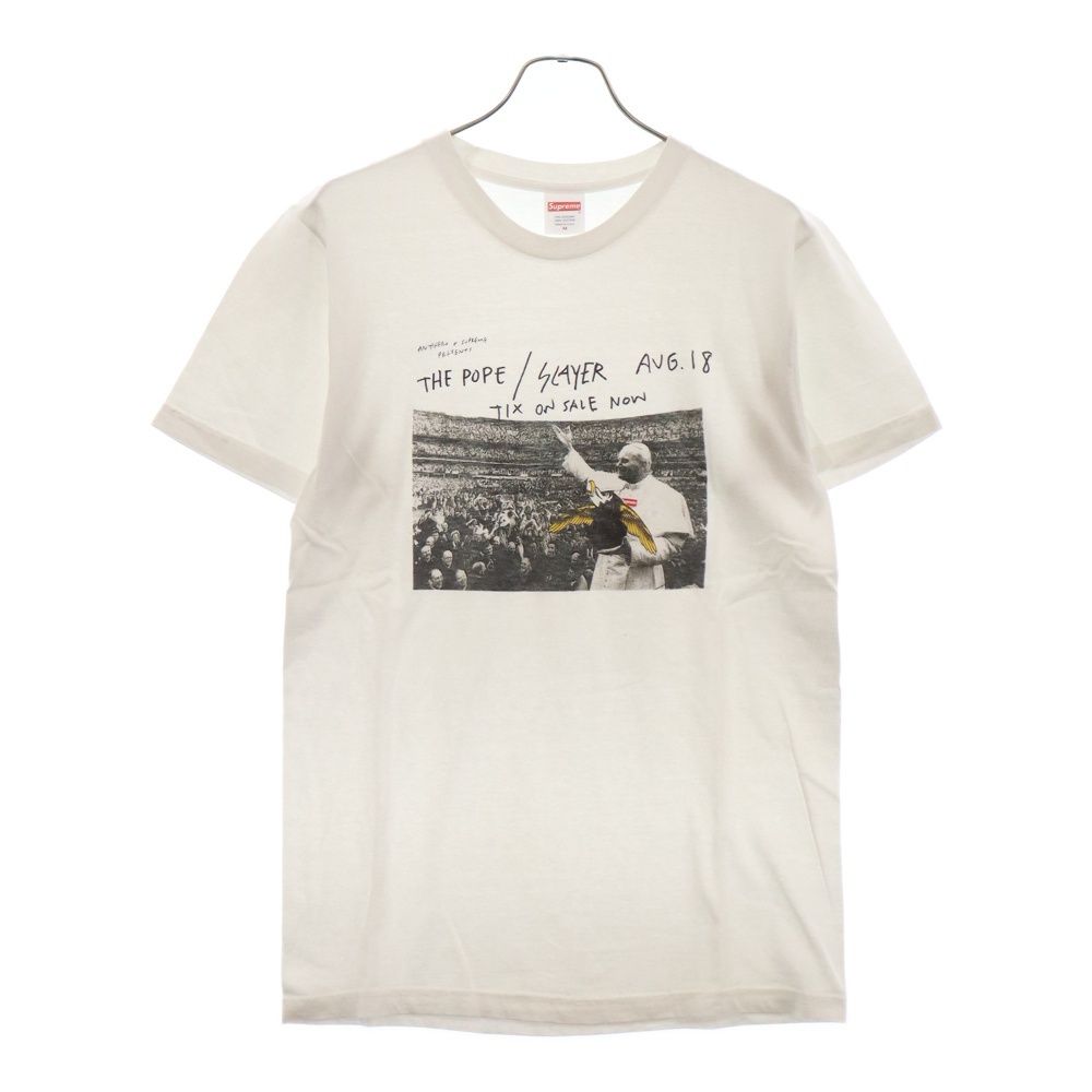 SUPREME (シュプリーム) 16SS Antihero Pope Tee アンタイヒーロー 法王プリント 半袖Tシャツ ホワイト