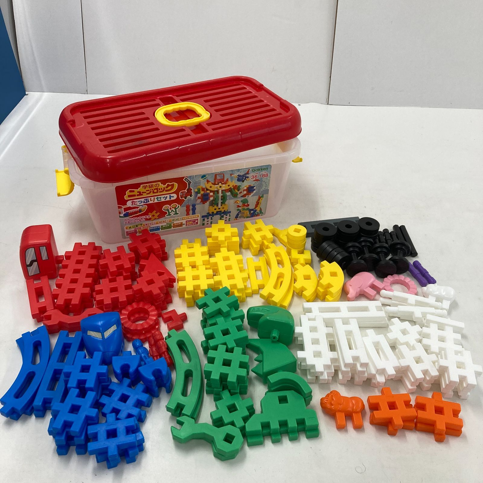 02m2190 学研 ニューブロック たっぷりセット Gakken 知育玩具