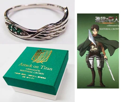 進撃の巨人 マテリアルクラウン コラボリング リヴァイ 進撃の巨人